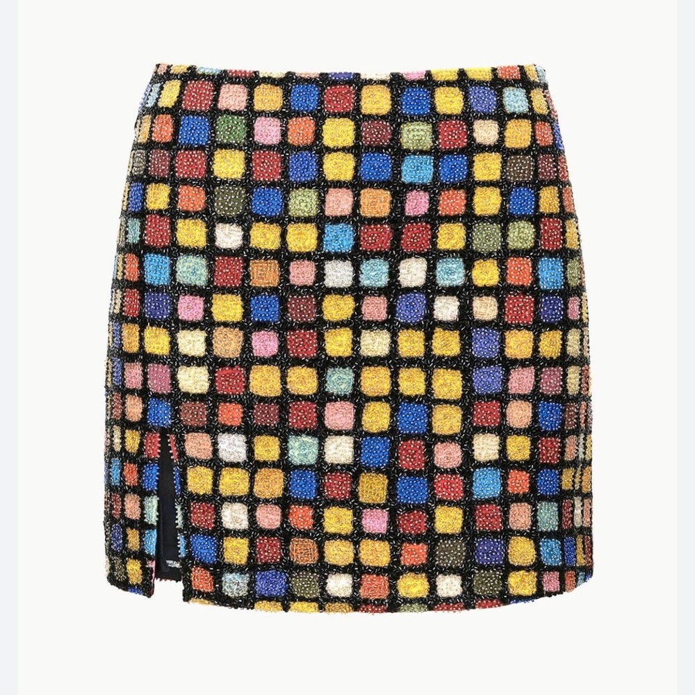 Staud Emerie Dance Floor Beaded Skirt NWOT - size 8